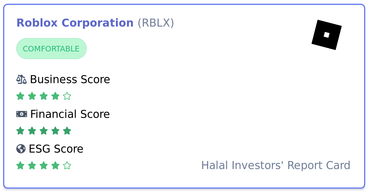 Is Roblox Corporation (RBLX) Stock Halal To Invest In?