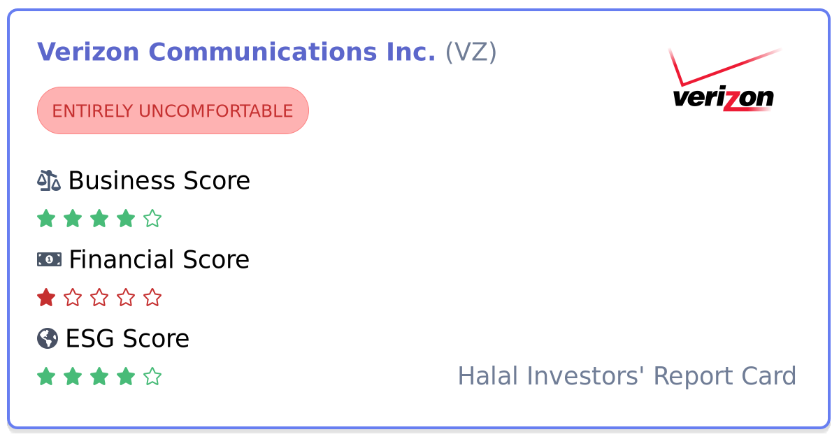 Is Verizon Communications Inc. (VZ) Stock Halal To Invest In?